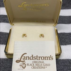 Landstrom’s Black Hills Gold earrings